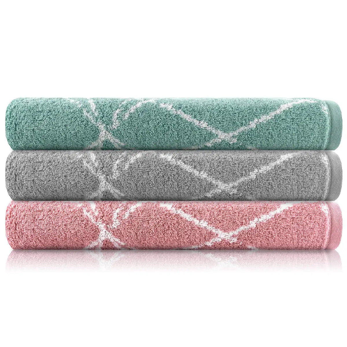 Frottierserie Marble – Handtuch & Duschtuch aus Frottee