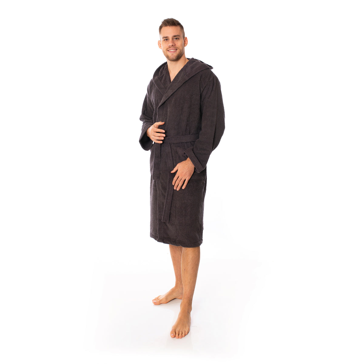 Lavea® Mexico Bademantel Herren – 100% Baumwolle & weicher Frottee