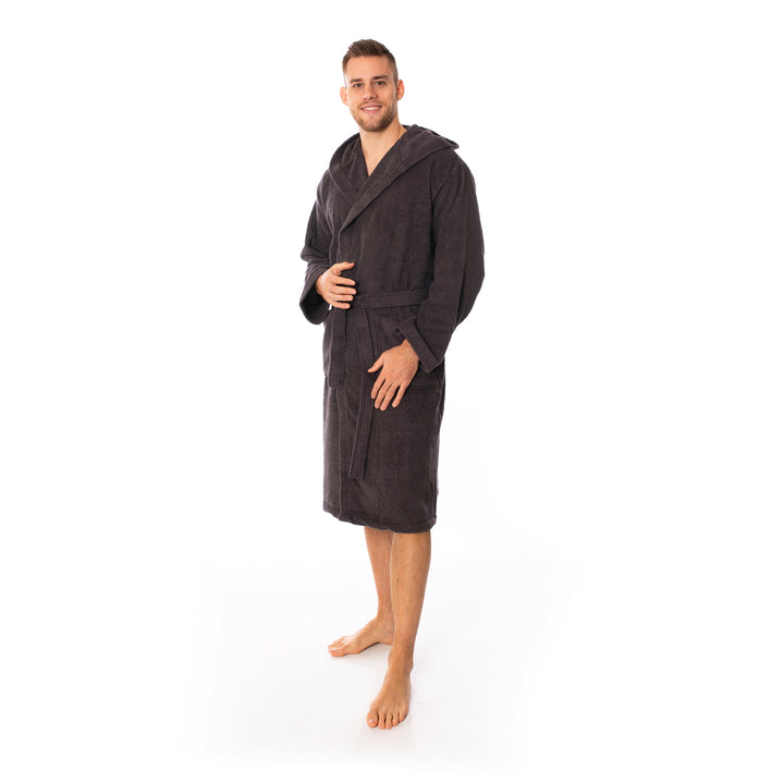 Lavea® Mexico Bademantel Herren – 100% Baumwolle & weicher Frottee