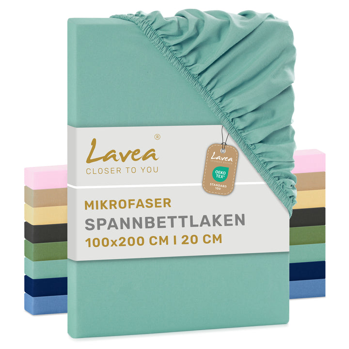 Spannbettlaken, Mikrofaser, mit Rundumgummi