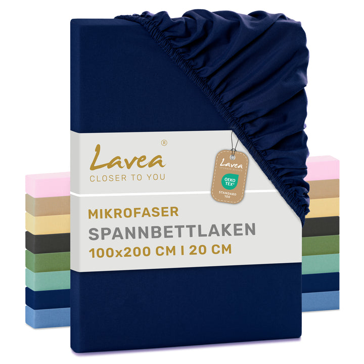 Spannbettlaken, Mikrofaser, mit Rundumgummi