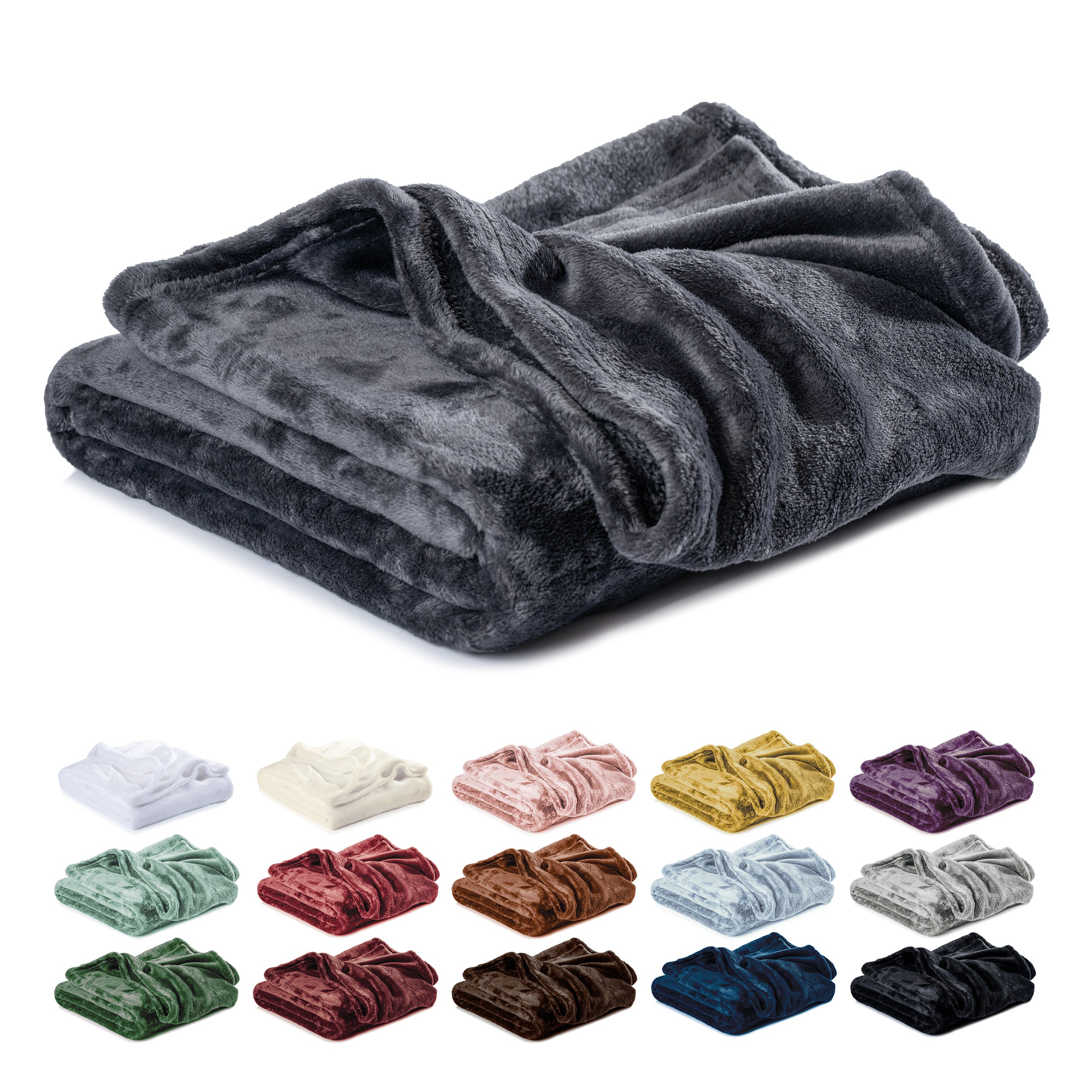 Kuscheldecke, Mikrofaser, warme Fleecedecke
