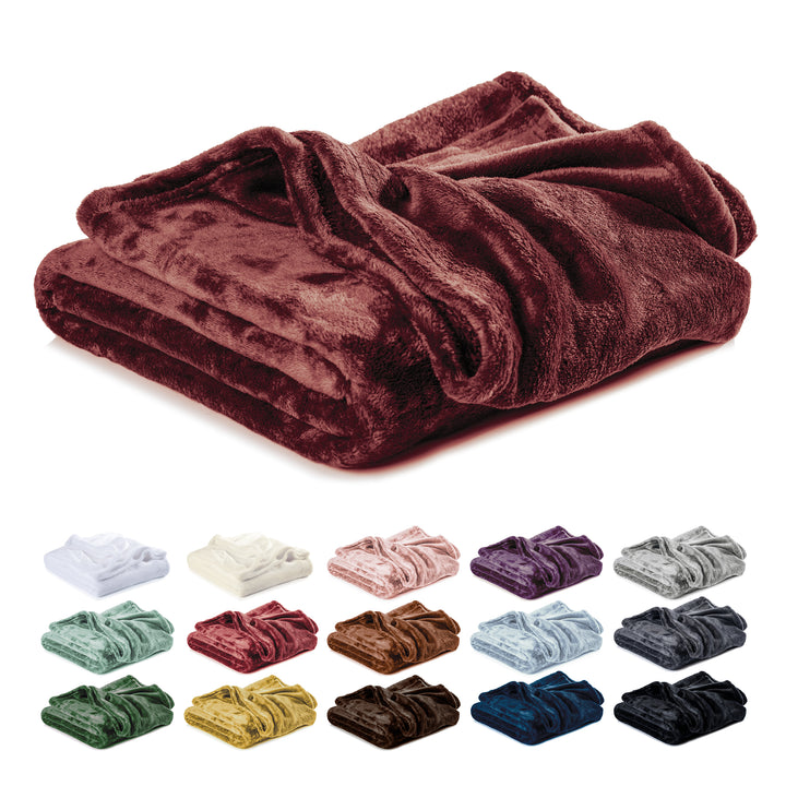 Kuscheldecke, Mikrofaser, warme Fleecedecke