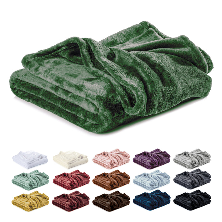 Kuscheldecke, Mikrofaser, warme Fleecedecke