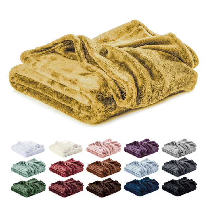 Kuscheldecke, Mikrofaser, warme Fleecedecke