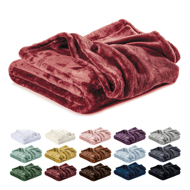 Kuscheldecke, Mikrofaser, warme Fleecedecke