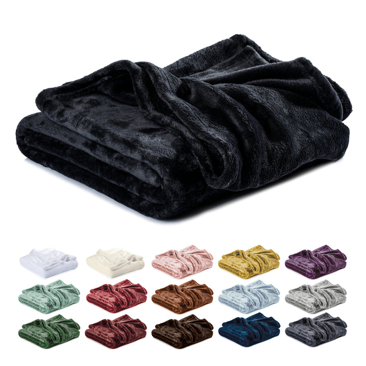Kuscheldecke, Mikrofaser, warme Fleecedecke