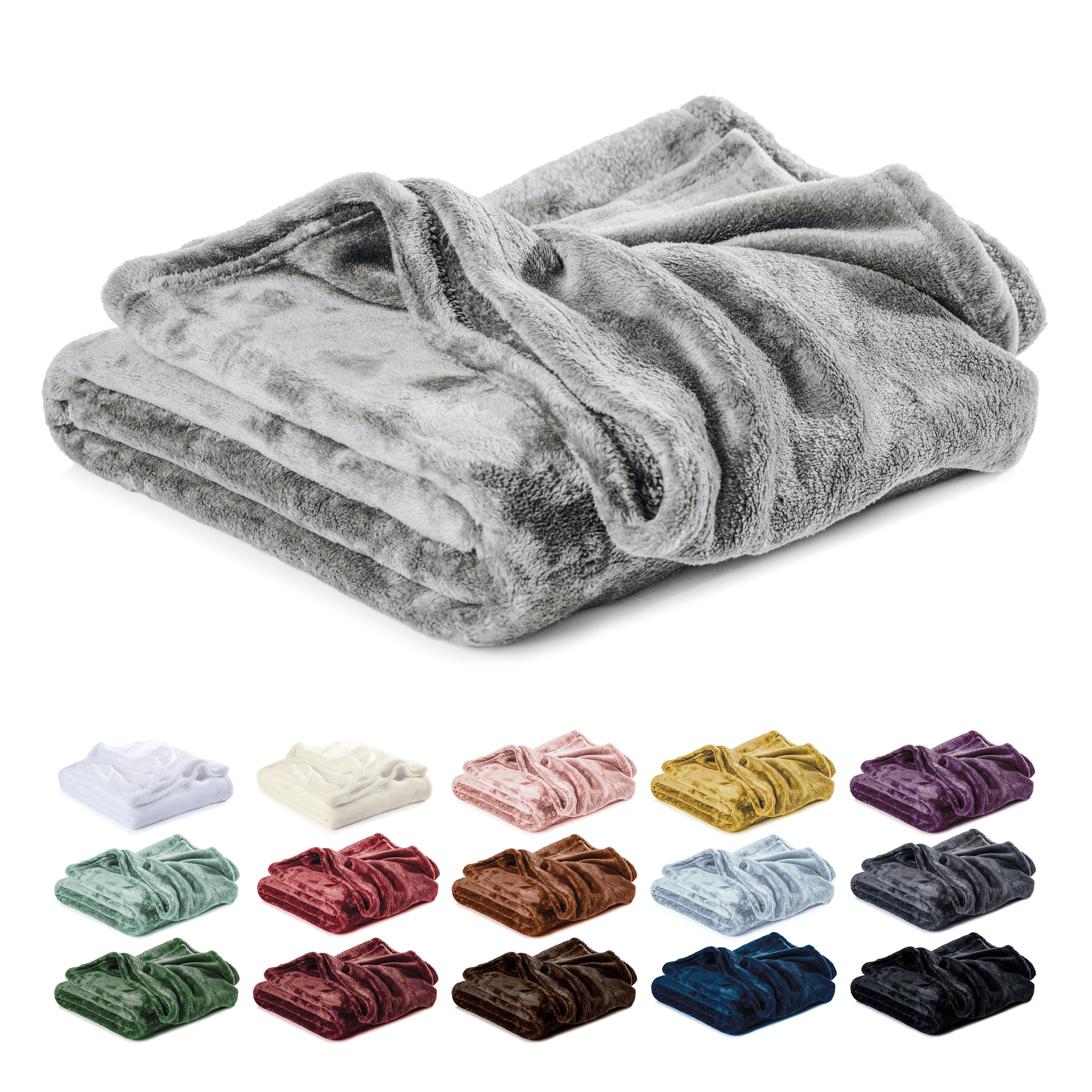 Kuscheldecke, Mikrofaser, warme Fleecedecke