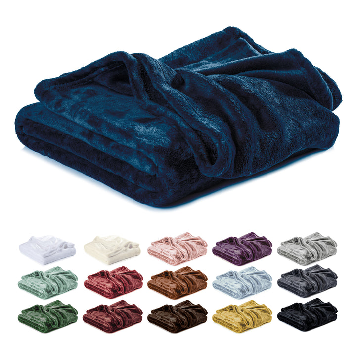Kuscheldecke, Mikrofaser, warme Fleecedecke
