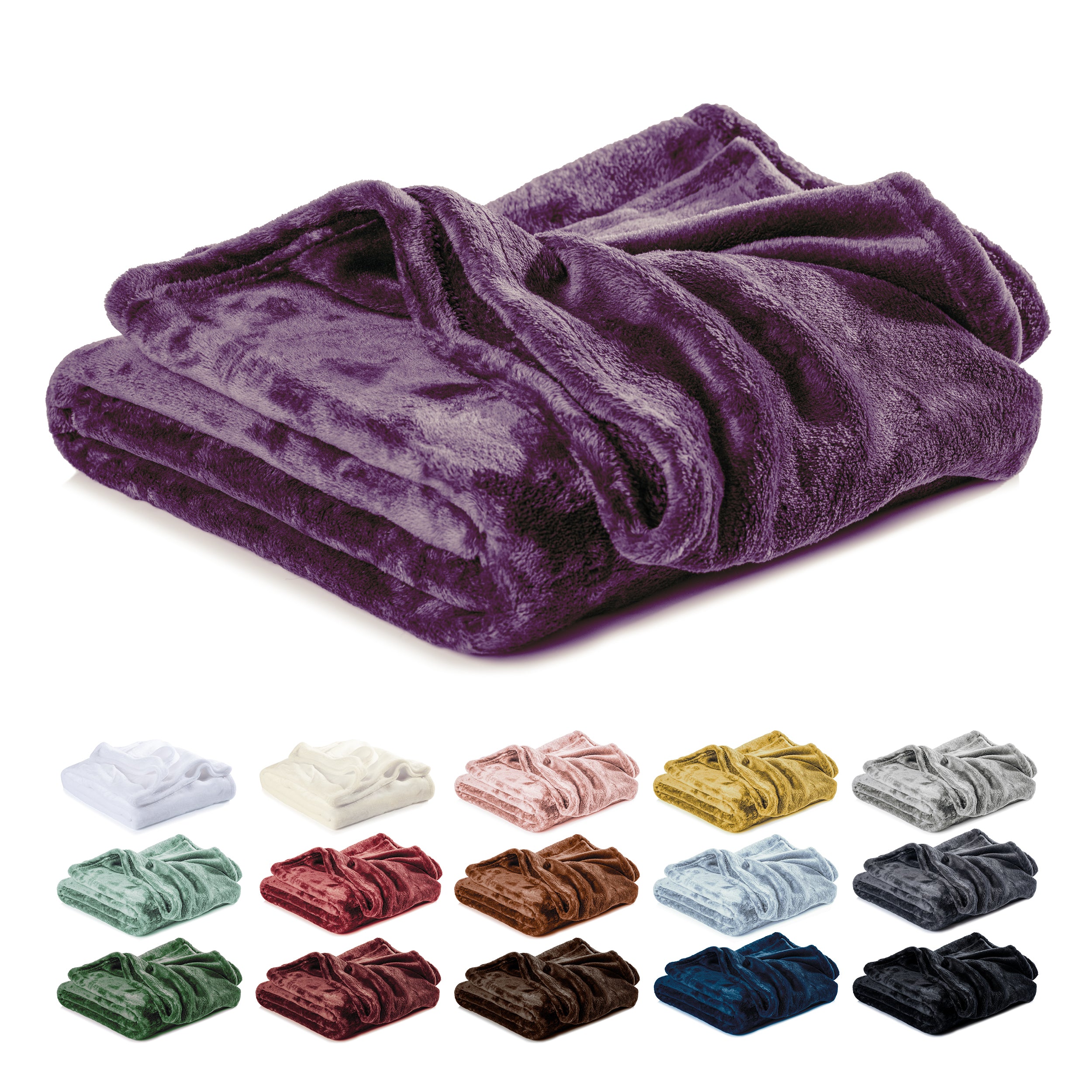 Kuscheldecke, Mikrofaser, warme Fleecedecke