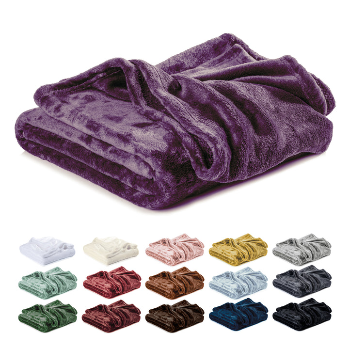 Kuscheldecke, Mikrofaser, warme Fleecedecke