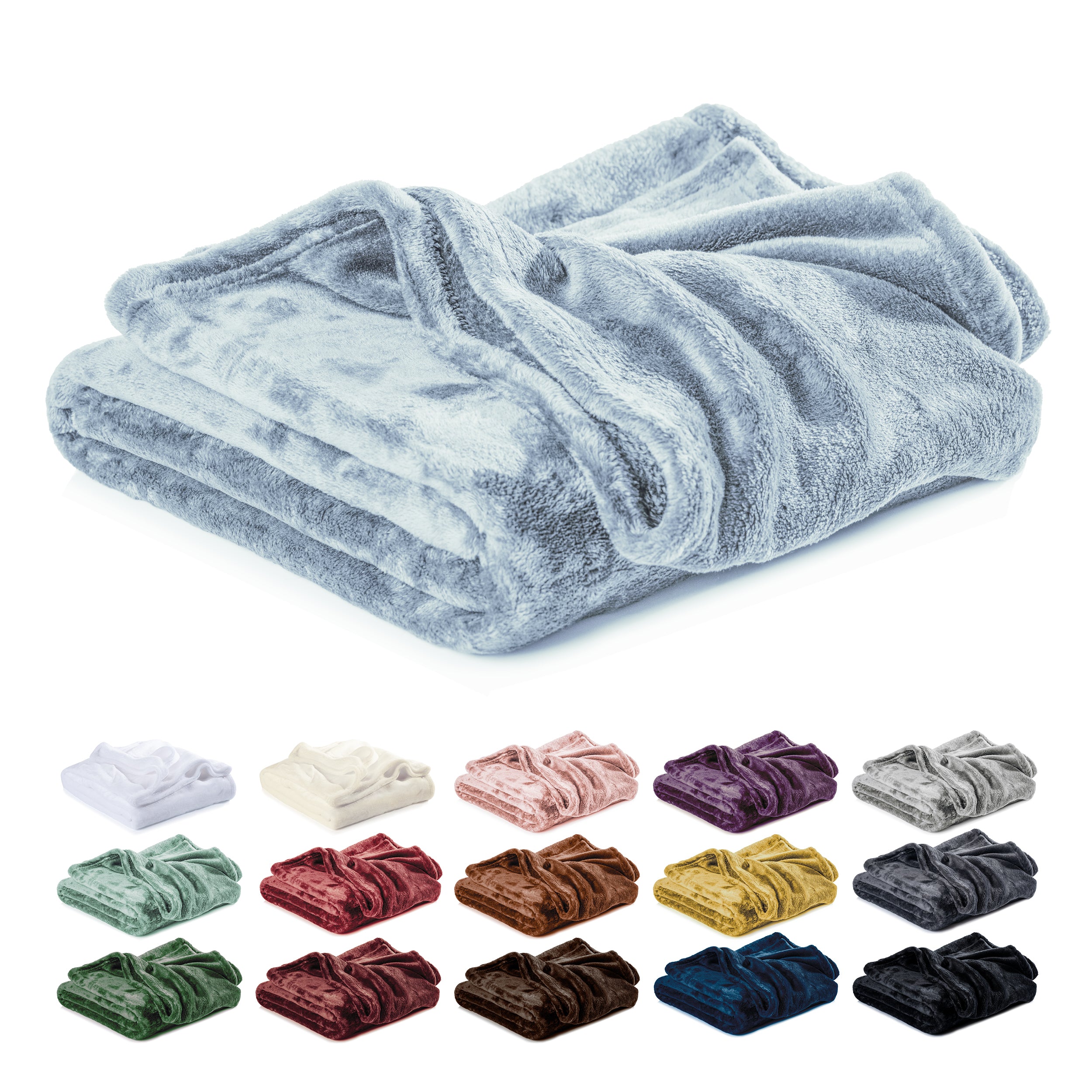 Kuscheldecke, Mikrofaser, warme Fleecedecke