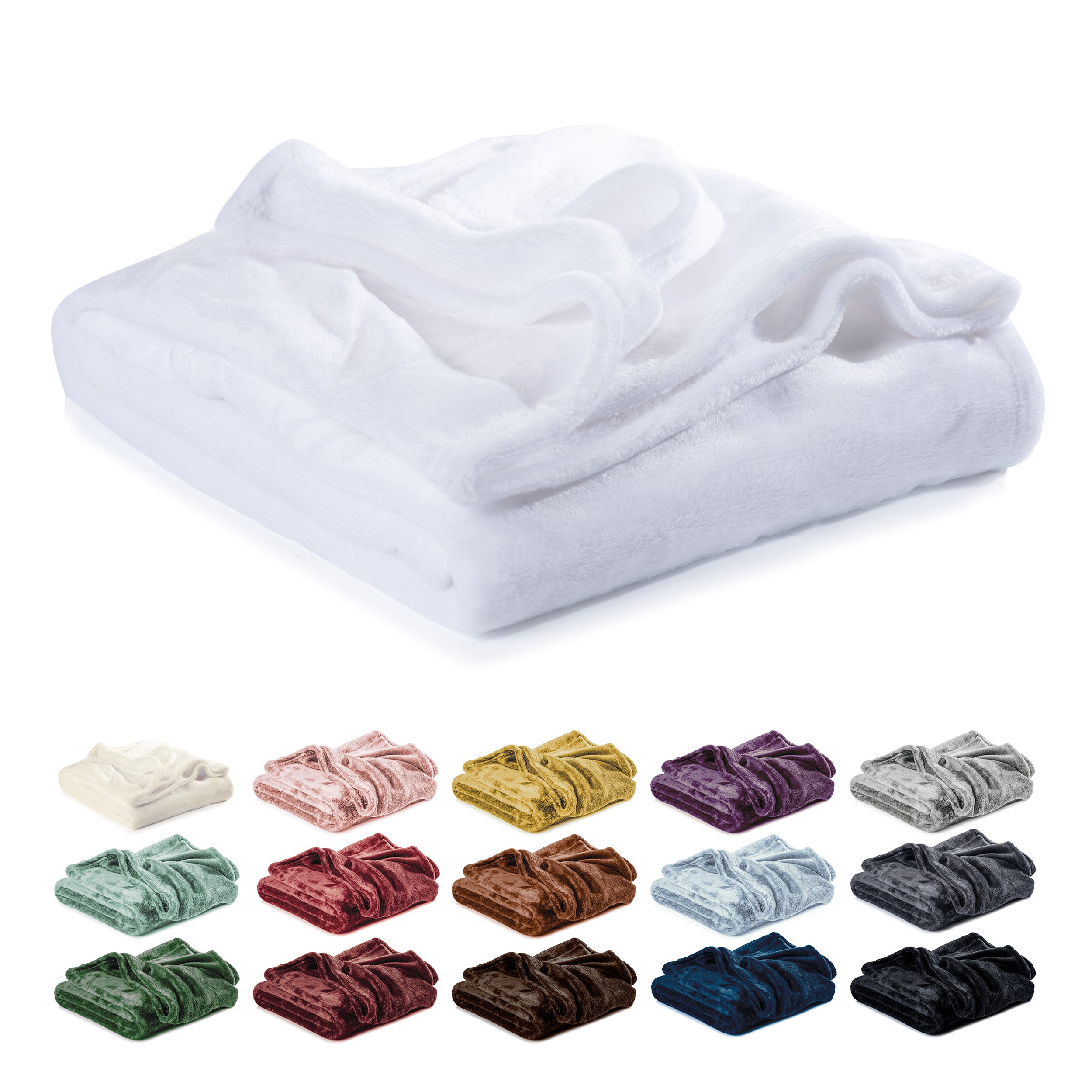 Kuscheldecke, Mikrofaser, warme Fleecedecke