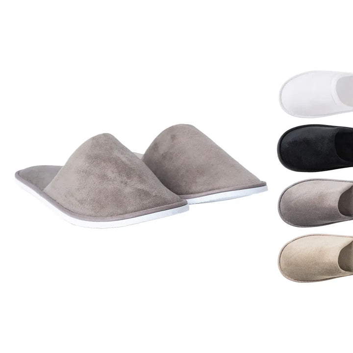 Lavea® Premium 10/20/100er Set Hotelslipper aus Velours