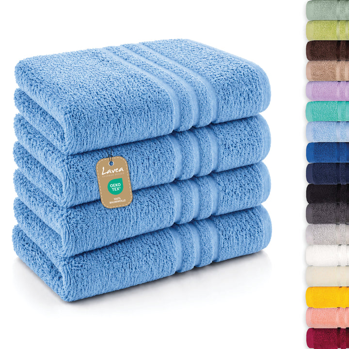 Handtuch Elena, 4er Set, 100% Baumwolle, 50x100 cm
