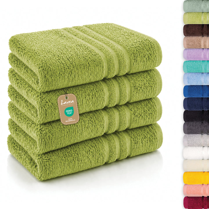 Handtuch Elena, 4er Set, 100% Baumwolle, 50x100 cm