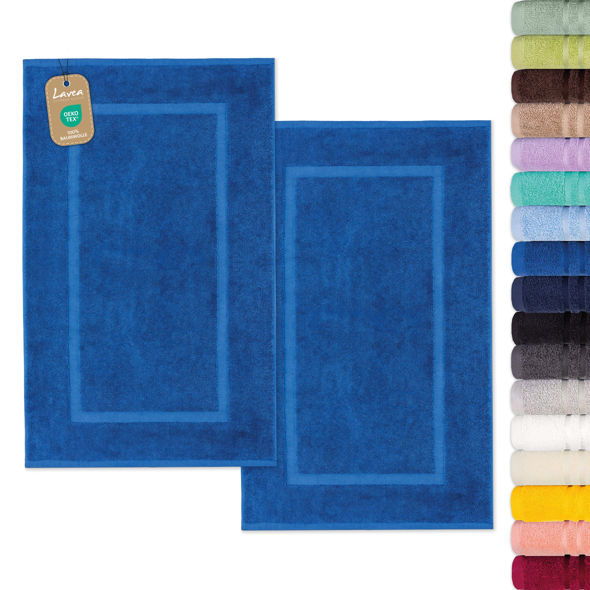 Bath Mat Elena, Set of 2, 100% Cotton, 50x80 cm