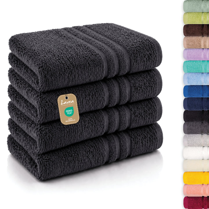 Handtuch Elena, 4er Set, 100% Baumwolle, 50x100 cm