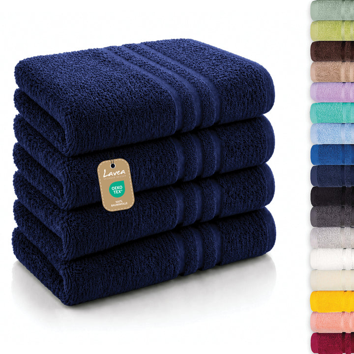 Handtuch Elena, 4er Set, 100% Baumwolle, 50x100 cm