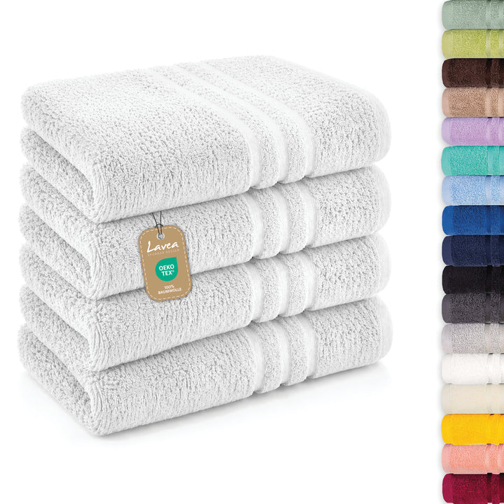 Handtuch Elena, 4er Set, 100% Baumwolle, 50x100 cm