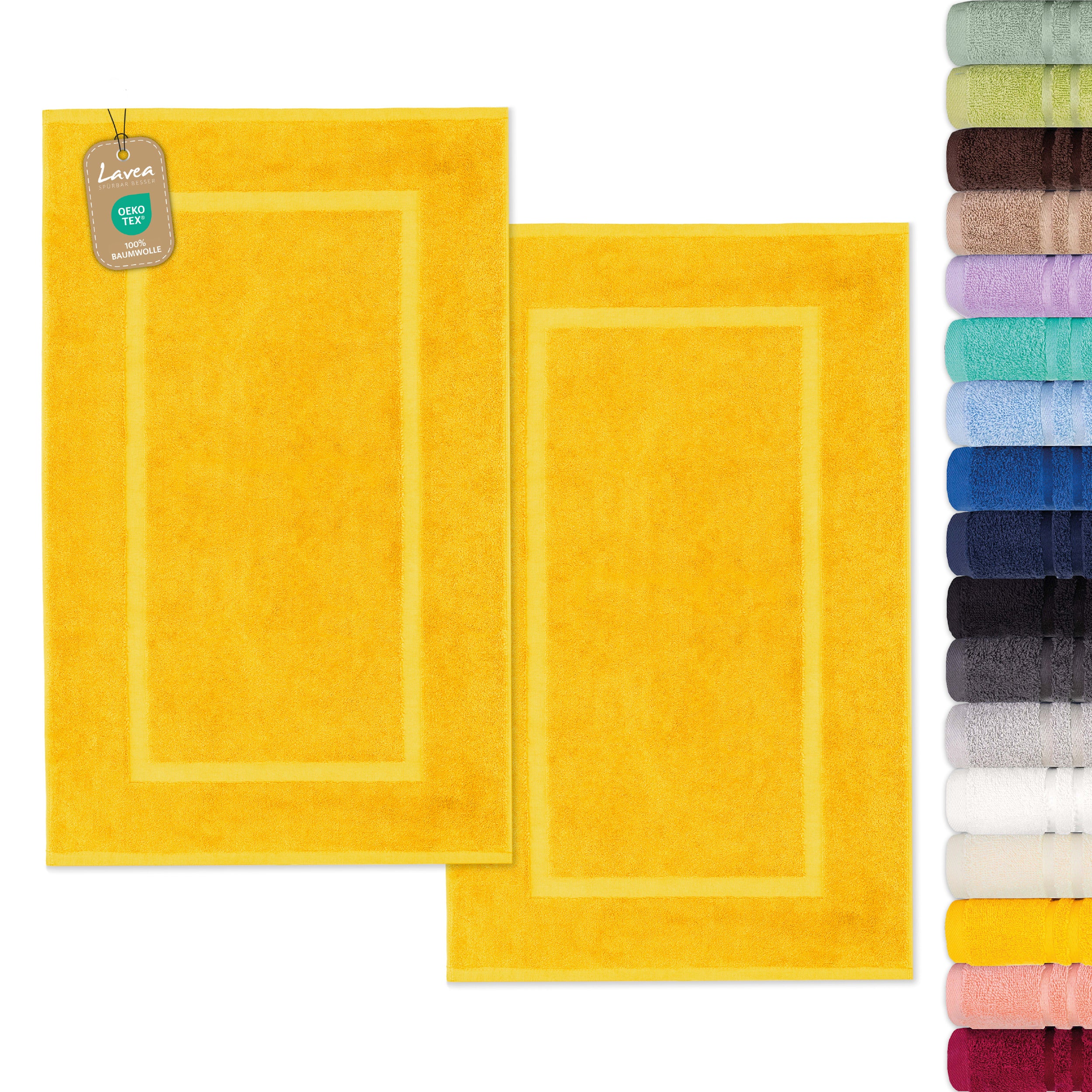 Bath Mat Elena, Set of 2, 100% Cotton, 50x80 cm