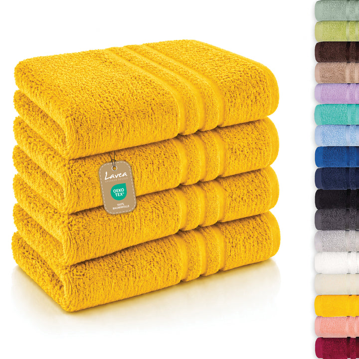Handtuch Elena, 4er Set, 100% Baumwolle, 50x100 cm