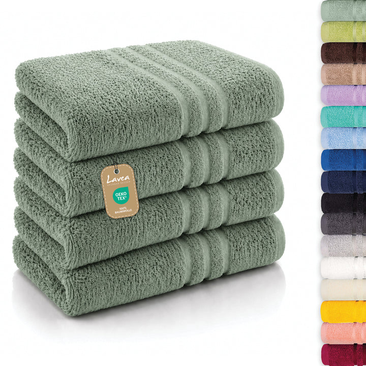 Handtuch Elena, 4er Set, 100% Baumwolle, 50x100 cm