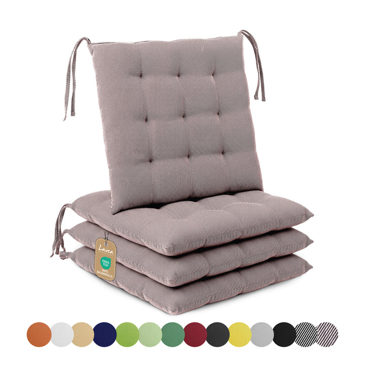 Lavea® Sitzkissen 40x40 cm – 4er Set – Outdoor & Indoor