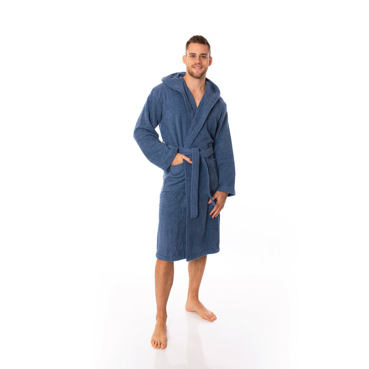 Lavea® Mexico Bademantel Herren – 100% Baumwolle & weicher Frottee