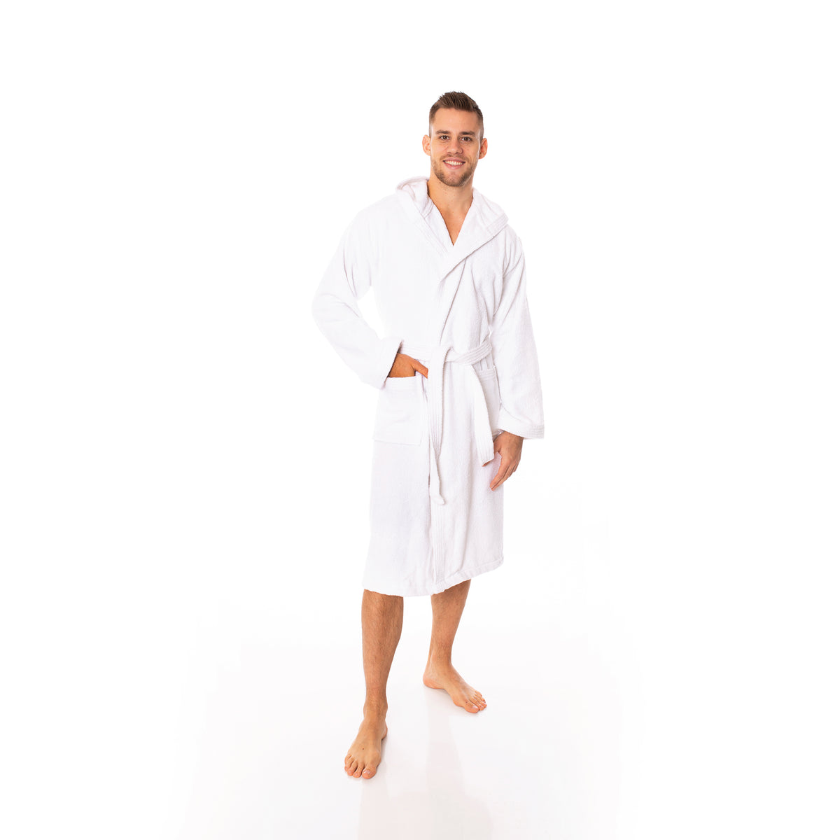 Lavea® Mexico Bademantel Herren – 100% Baumwolle & weicher Frottee
