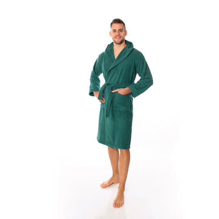 Lavea® Mexico Bademantel Herren – 100% Baumwolle & weicher Frottee