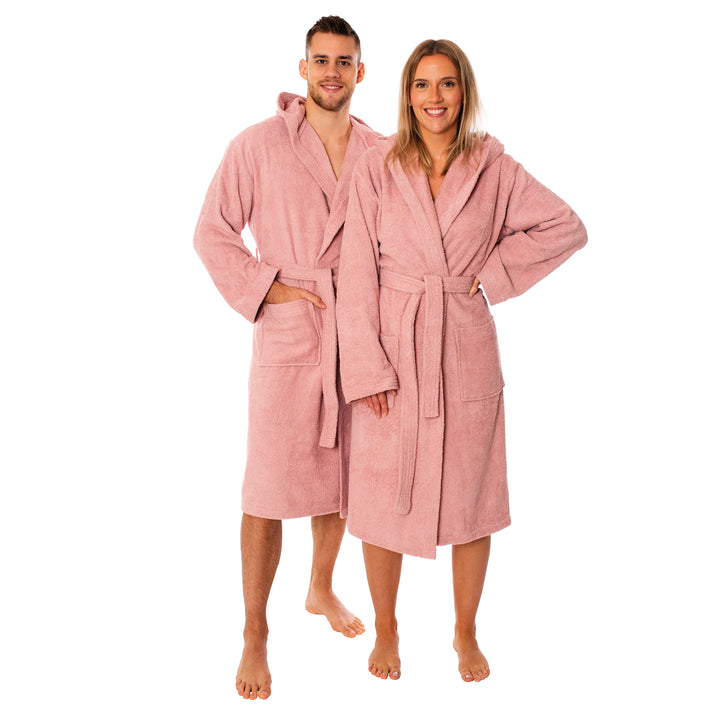 Unisex Bademantel Mexico mit Kapuze – 100% Baumwolle
