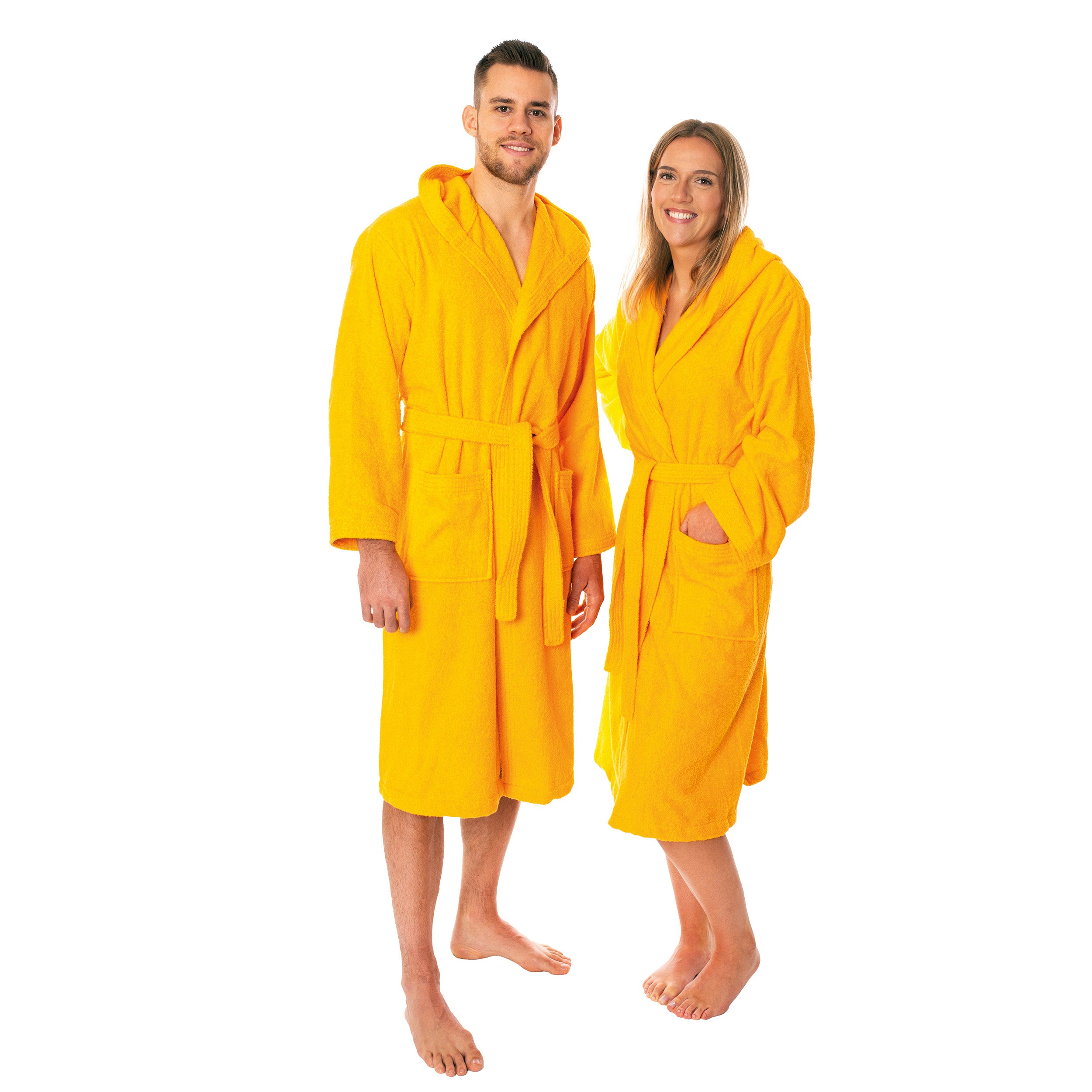 Unisex Bademantel Mexico mit Kapuze – 100% Baumwolle