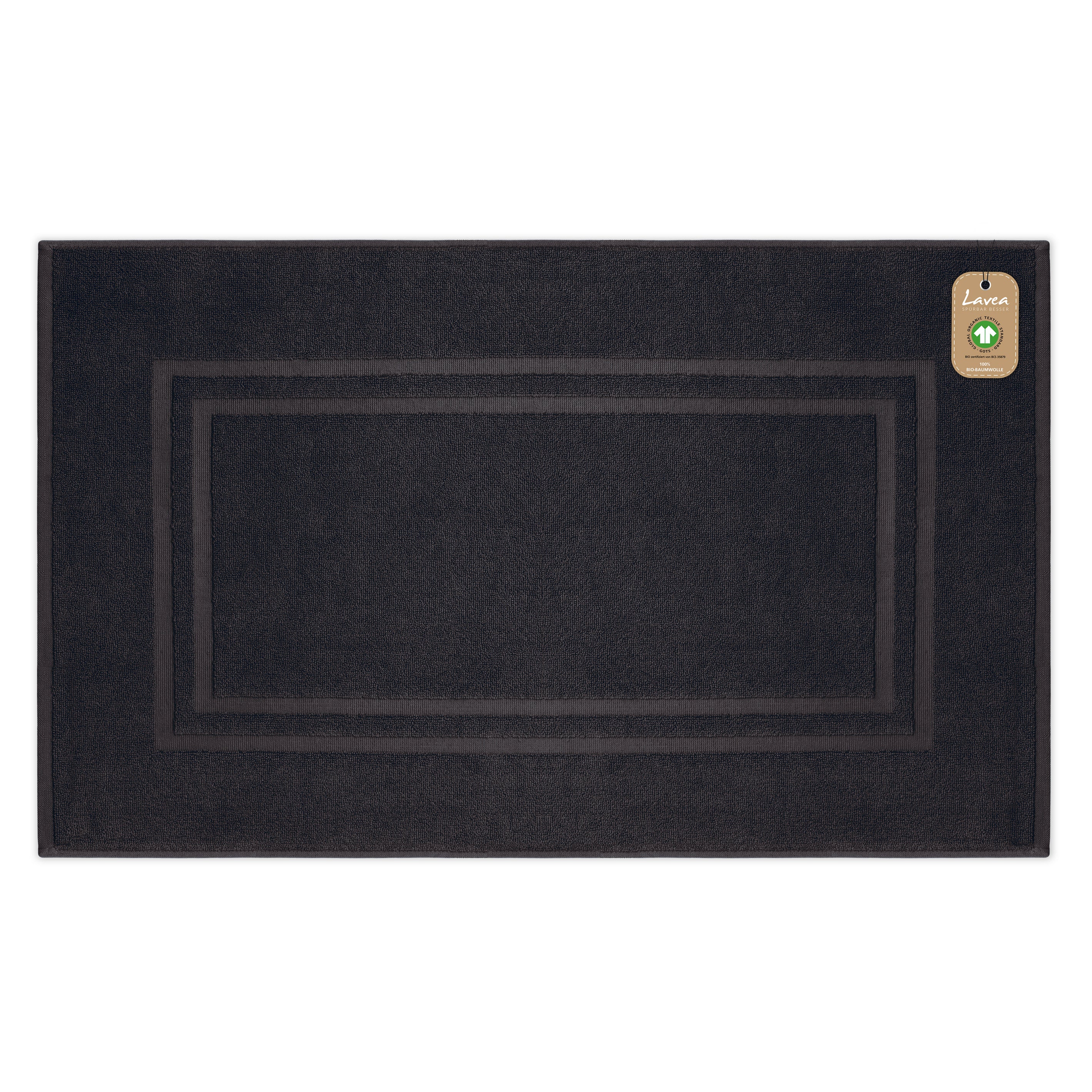 Badematte Bali, 1-teilig, 100% GOTS Bio-Baumwolle, 50x80 cm