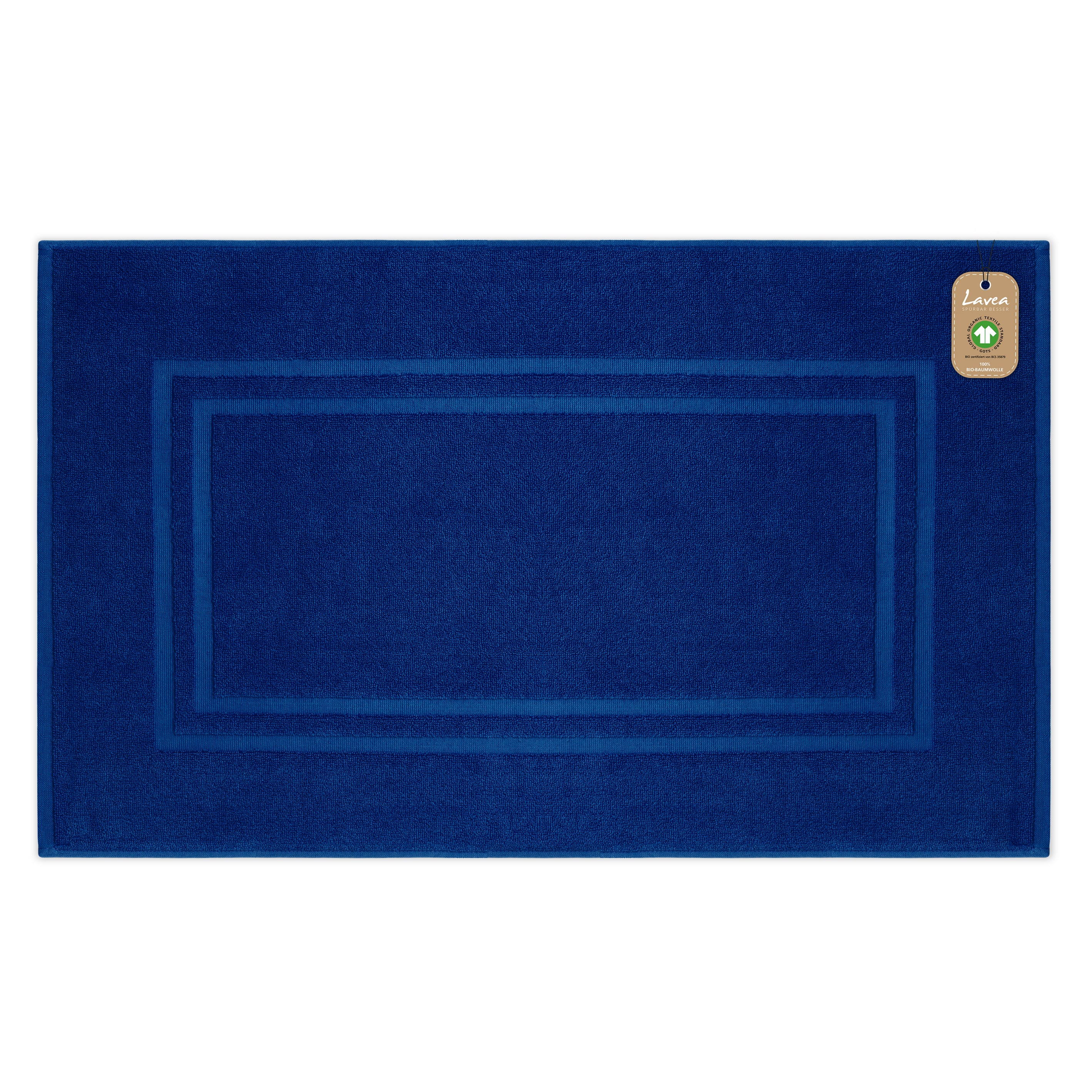 Badematte Bali, 1-teilig, 100% GOTS Bio-Baumwolle, 50x80 cm