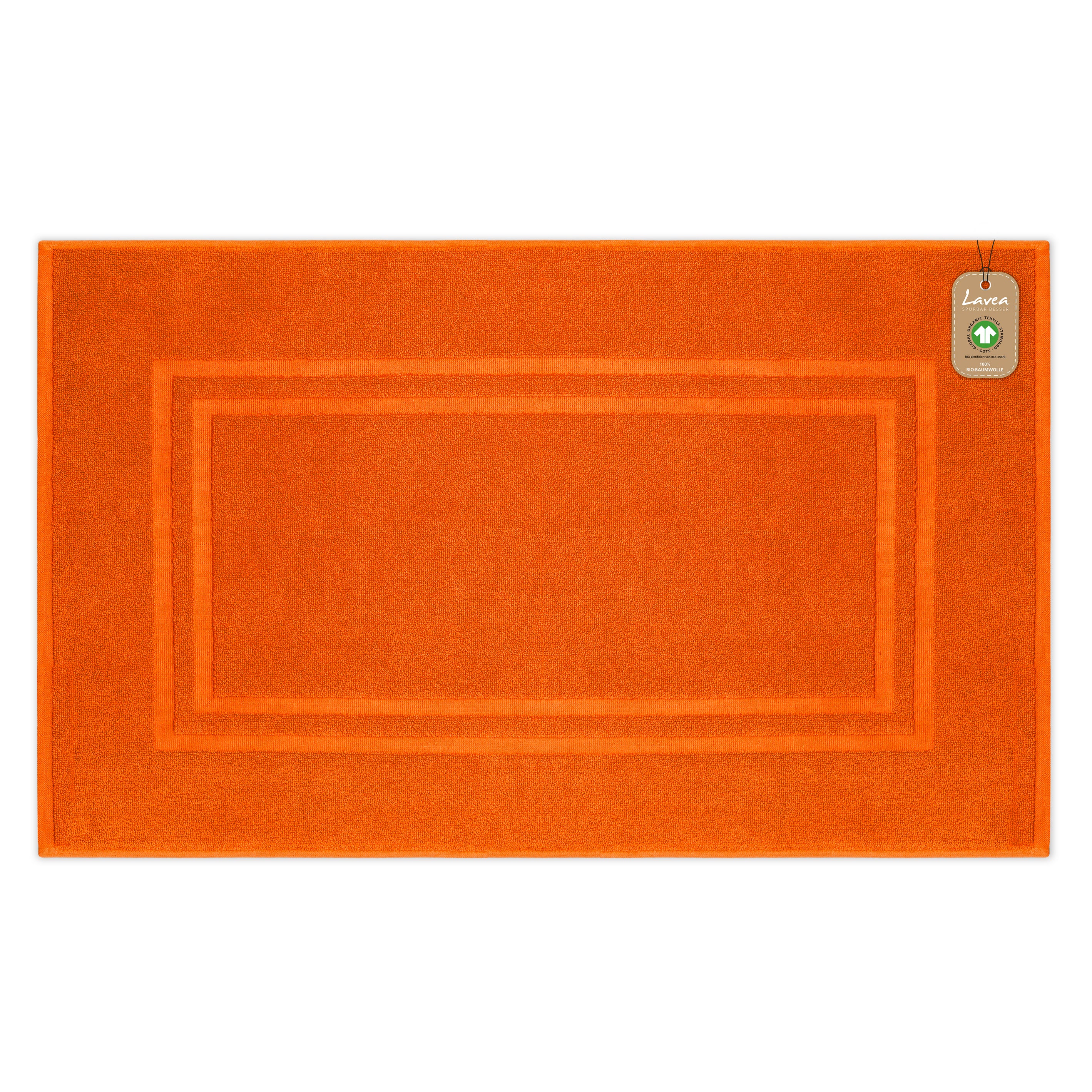 Badematte Bali, 1-teilig, 100% GOTS Bio-Baumwolle, 50x80 cm