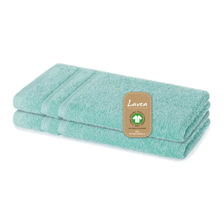 Gästetuch Bali, 2er Set, 100% GOTS Bio-Baumwolle, 30x50 cm