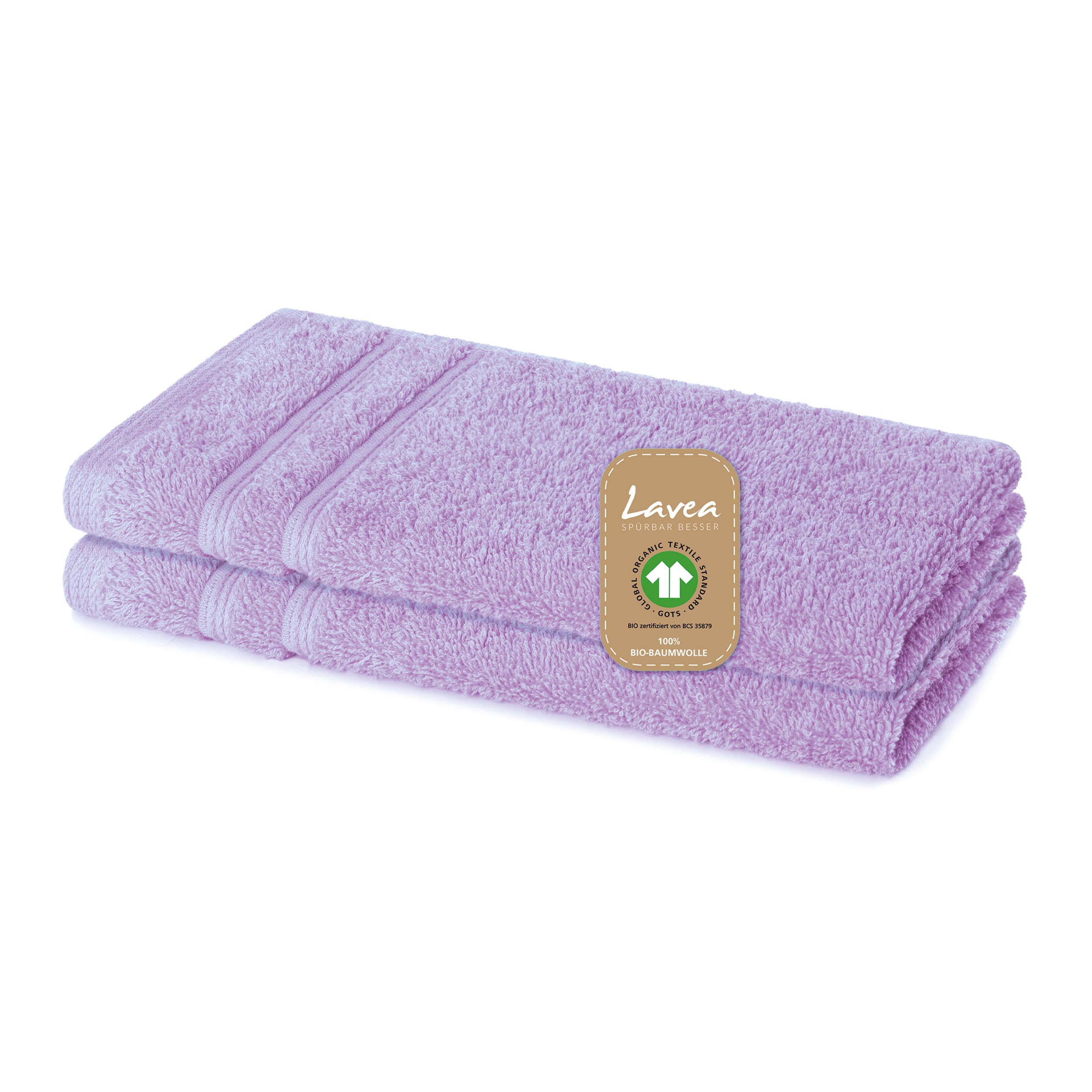 Gästetuch Bali, 2er Set, 100% GOTS Bio-Baumwolle, 30x50 cm