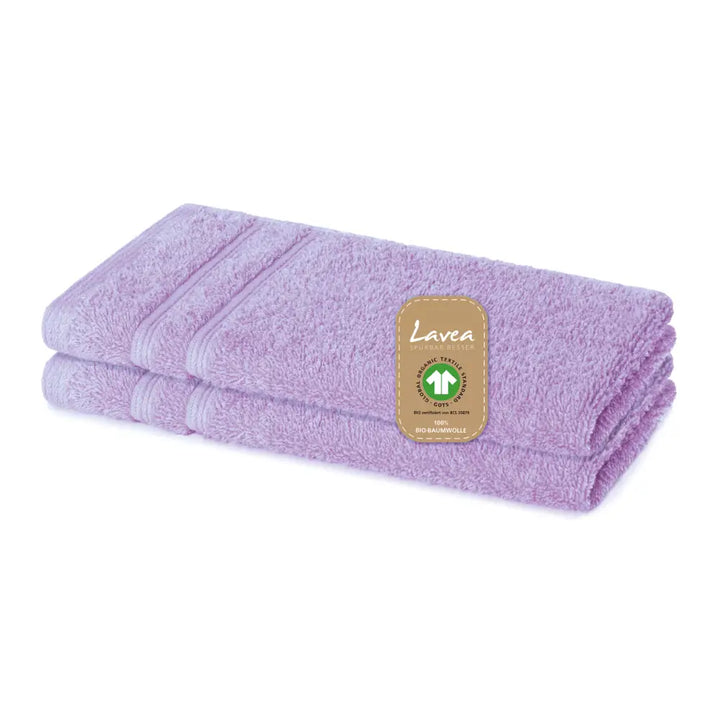 Gästetuch Bali, 2er Set, 100% GOTS Bio-Baumwolle, 30x50 cm