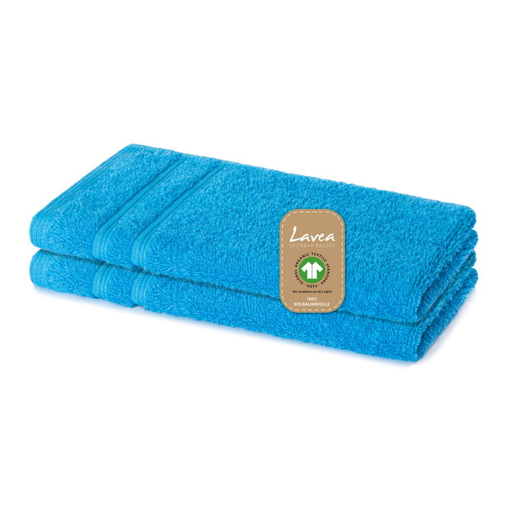 Gästetuch Bali, 2er Set, 100% GOTS Bio-Baumwolle, 30x50 cm
