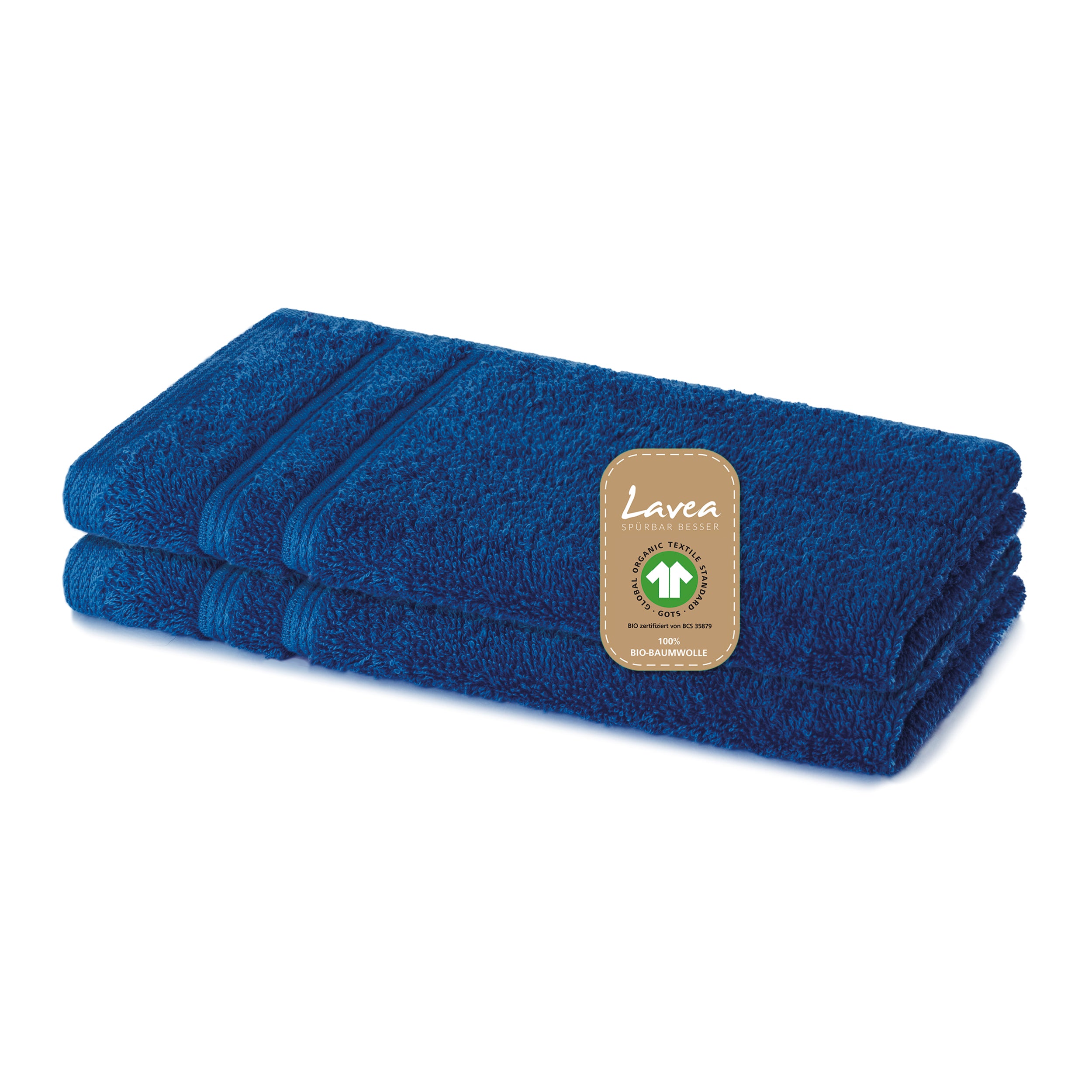 Gästetuch Bali, 2er Set, 100% GOTS Bio-Baumwolle, 30x50 cm