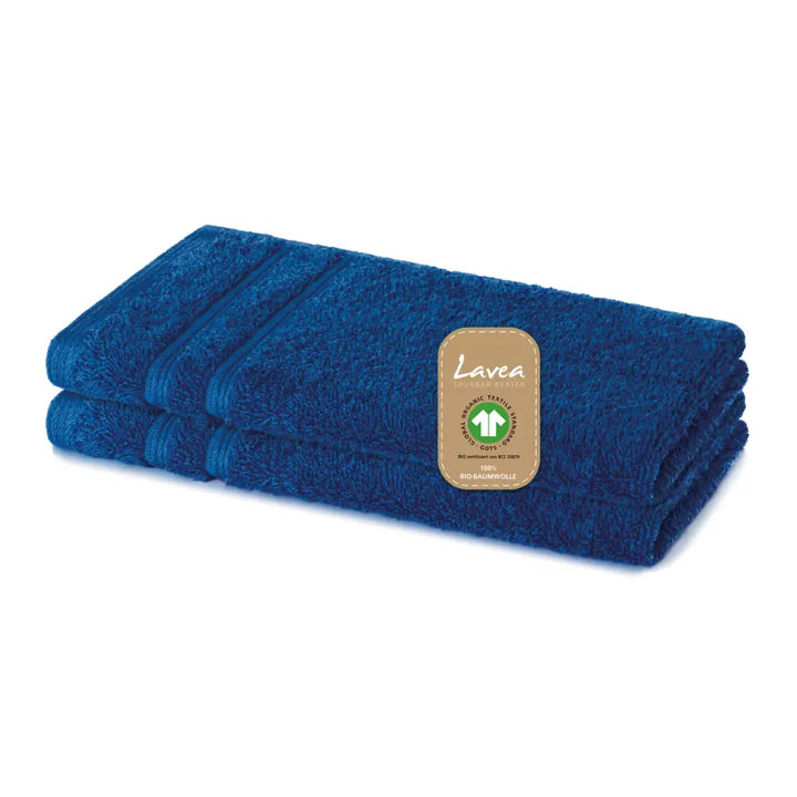 Gästetuch Bali, 2er Set, 100% GOTS Bio-Baumwolle, 30x50 cm