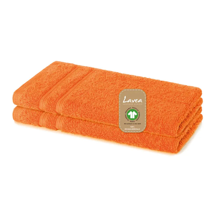 Gästetuch Bali, 2er Set, 100% GOTS Bio-Baumwolle, 30x50 cm