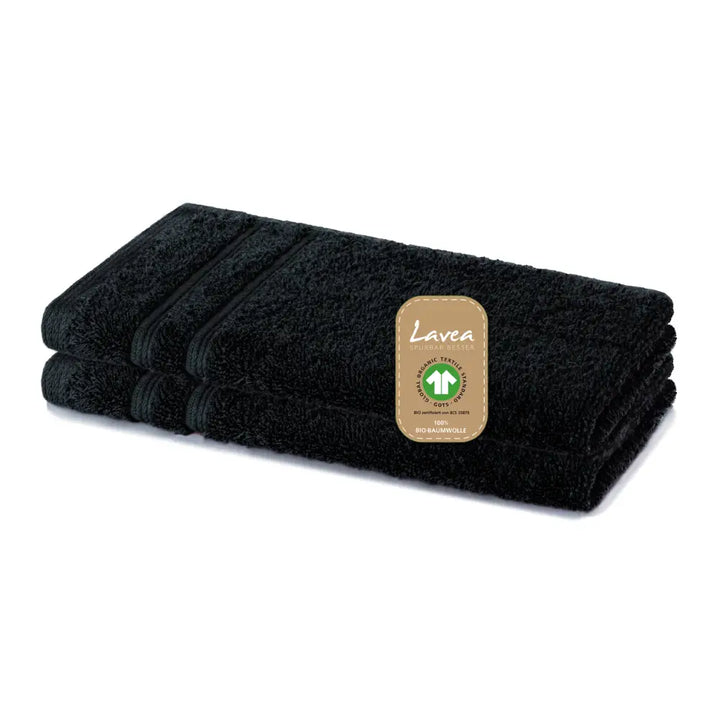 Gästetuch Bali, 2er Set, 100% GOTS Bio-Baumwolle, 30x50 cm