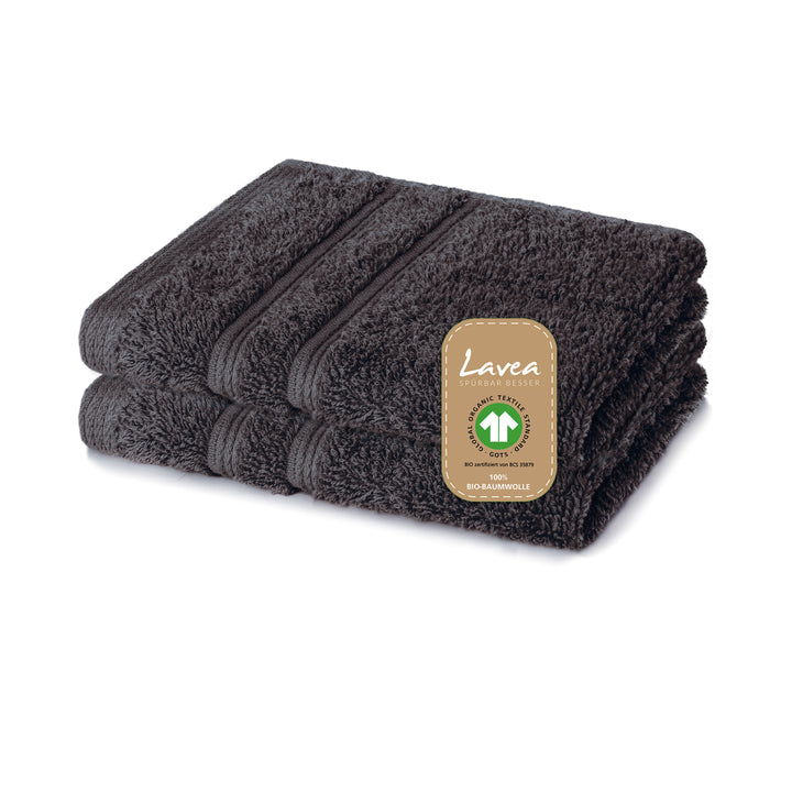Seiftuch Bali, 2er Set, 100% GOTS Bio-Baumwolle, 30x30 cm
