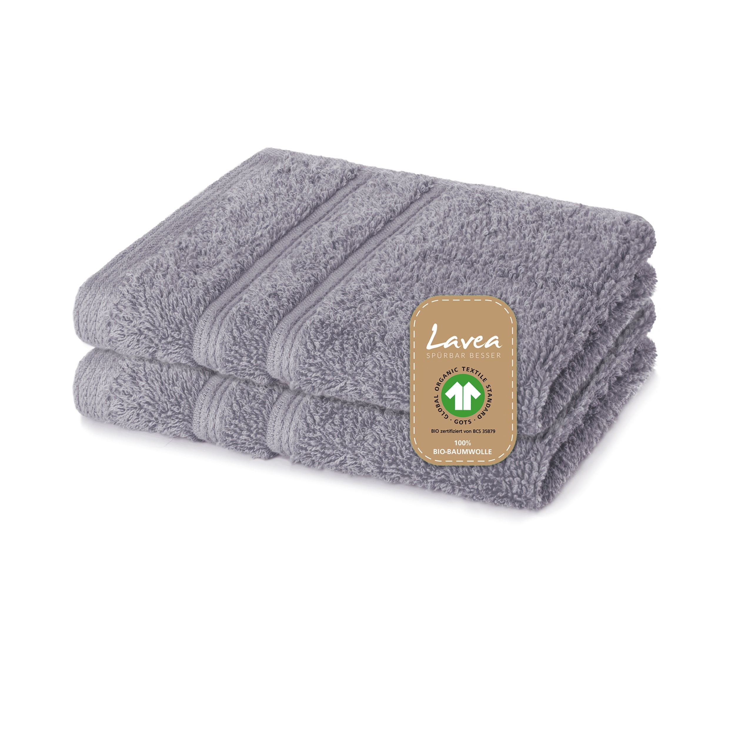 Seiftuch Bali, 2er Set, 100% GOTS Bio-Baumwolle, 30x30 cm