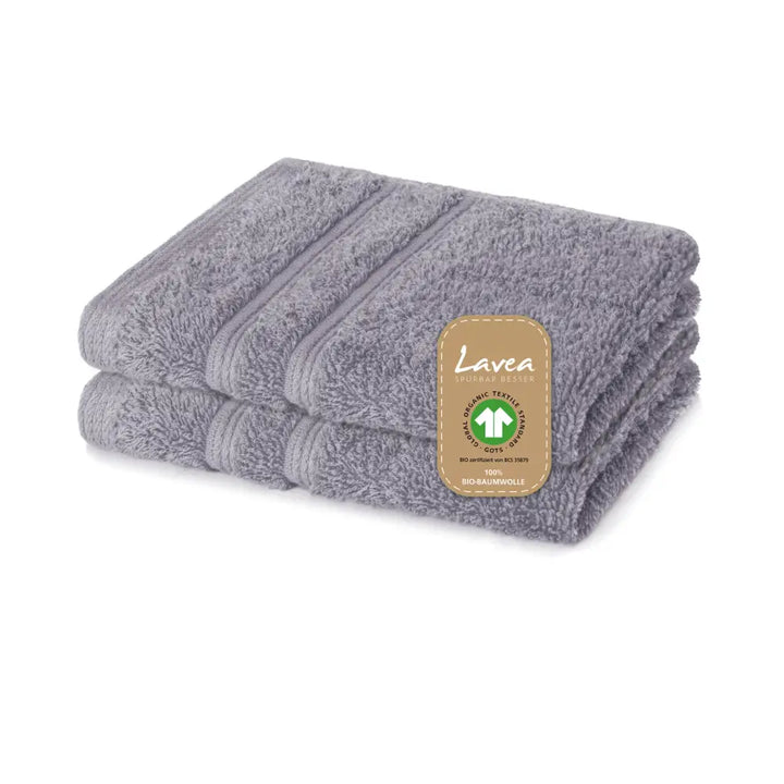 Seiftuch Bali, 2er Set, 100% GOTS Bio-Baumwolle, 30x30 cm