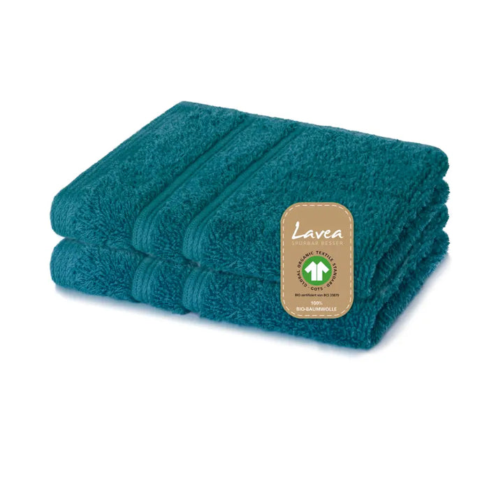 Seiftuch Bali, 2er Set, 100% GOTS Bio-Baumwolle, 30x30 cm