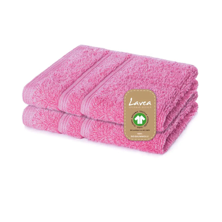 Seiftuch Bali, 2er Set, 100% GOTS Bio-Baumwolle, 30x30 cm
