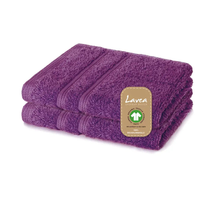 Seiftuch Bali, 2er Set, 100% GOTS Bio-Baumwolle, 30x30 cm